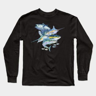 Saltwater Fish Long Sleeve T-Shirt